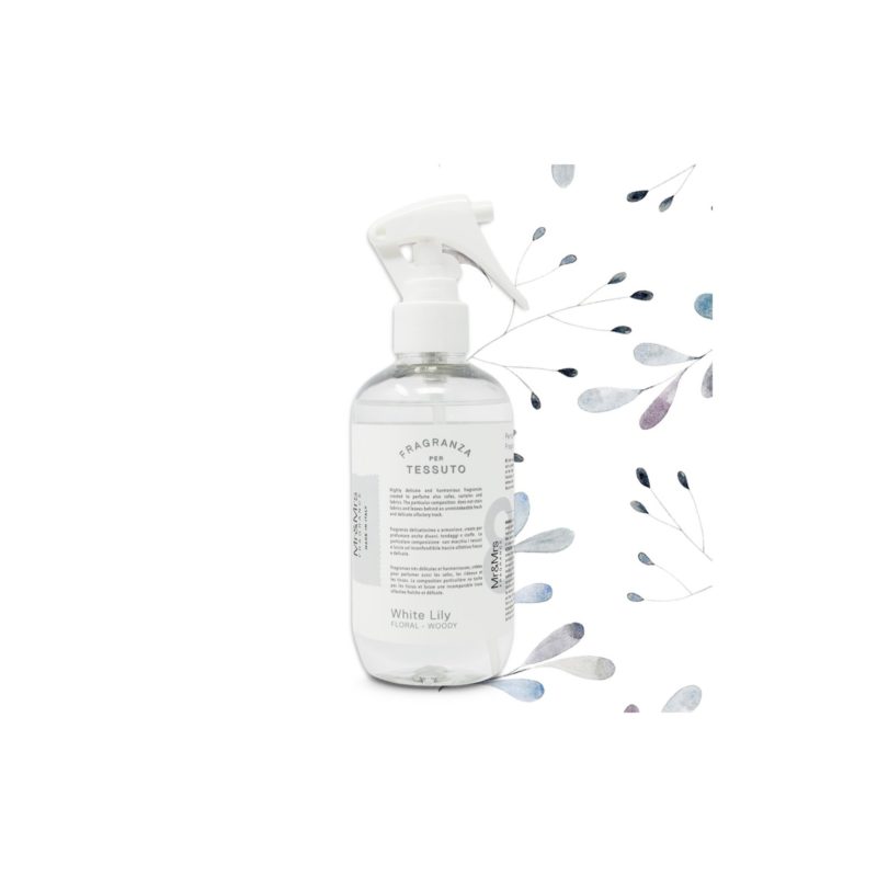 Mr&Mrs Fragrance Fragranze Spray Per Tessuti - White lily