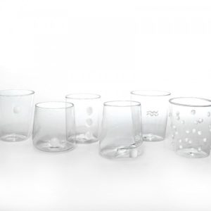 Zafferano Melting Pot Set 6 Bicchieri in vetro – Modulo