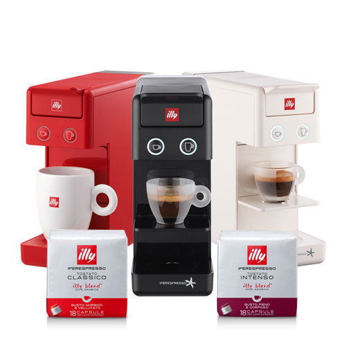 illy Macchina da Caffè - Iperespresso Y3.3 Espresso & Coffee