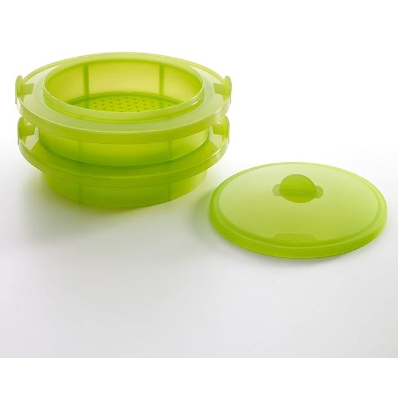 Lékué Vaporiera Due Livelli in Silicone - immagine 5
