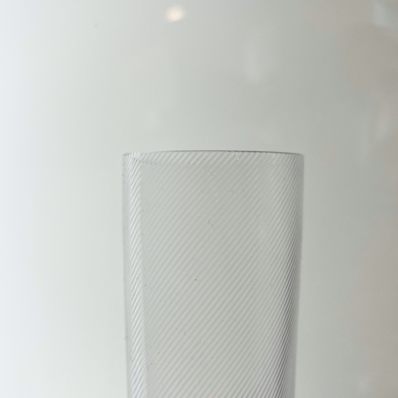 Nason Moretti Murano Bicchiere in Vetro Soffiato Rigato 01/82 - immagine 3