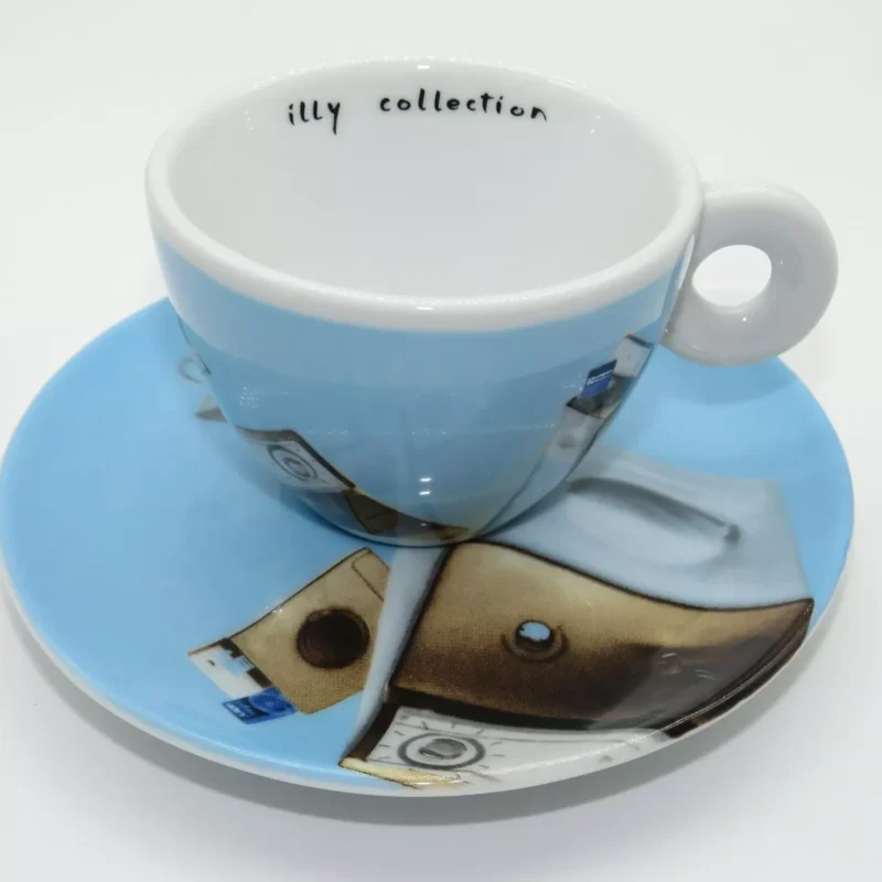 Illy Servizio 4 Tazze Cappuccino Norma J Collection 2002
