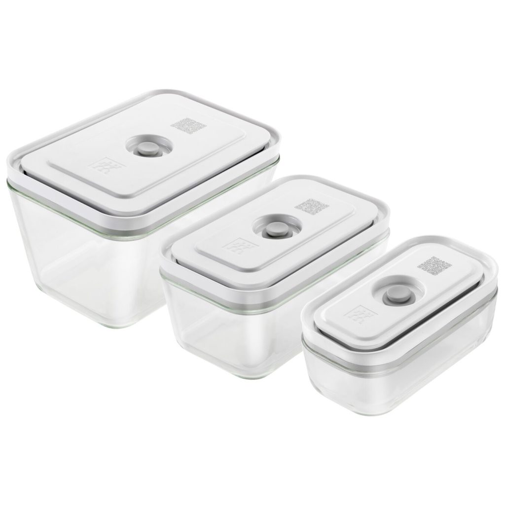 Zwilling Contenitori per Sottovuoto in Vetro Fresh & Save - 3 Pezzi