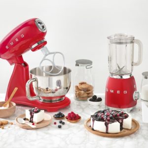 Smeg impastatrice planetaria full 50's style, rosso