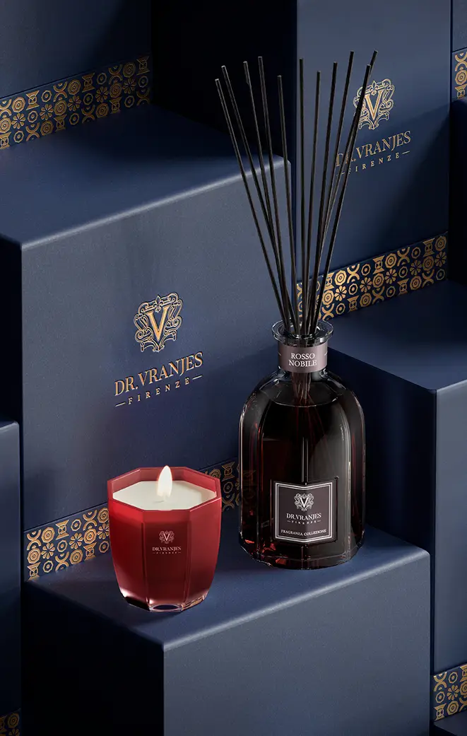 Dr. Vranjes Firenze Gift Box Fragranza D'Ambiente Rosso Nobile Christmas  Edition – Modulo