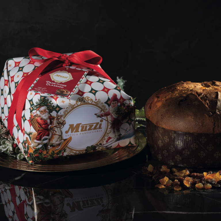 Muzzi Panettone Classico Incarto Ghirlanda - immagine 2