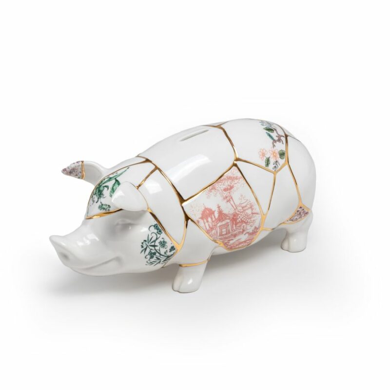Seletti Kintsugi Salvadanaio Piggy Bank