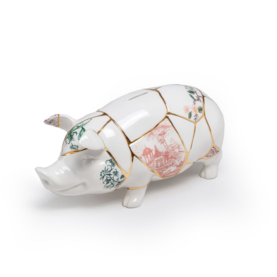 Seletti Kintsugi Salvadanaio Piggy Bank