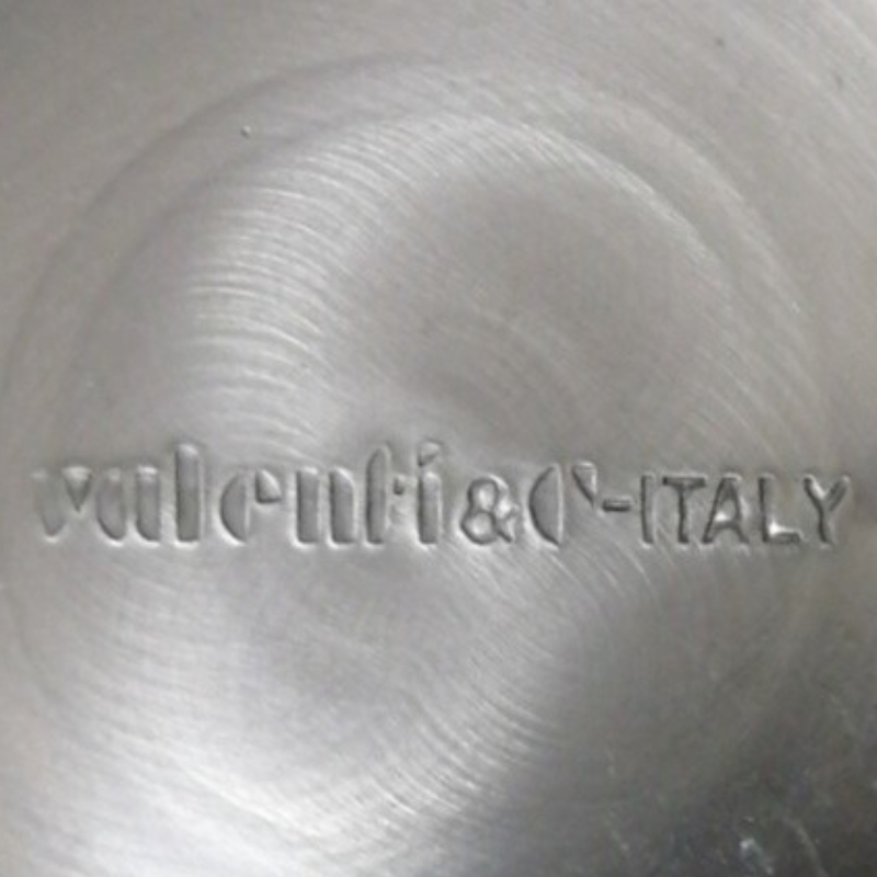 Valenti e C. Milano Barattolo in Acciaio Portasigarette con Divisorio - immagine 5