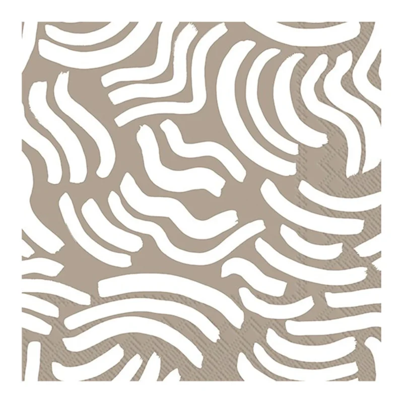 Marimekko Tovaglioli di Carta Hyraeily Light Brown