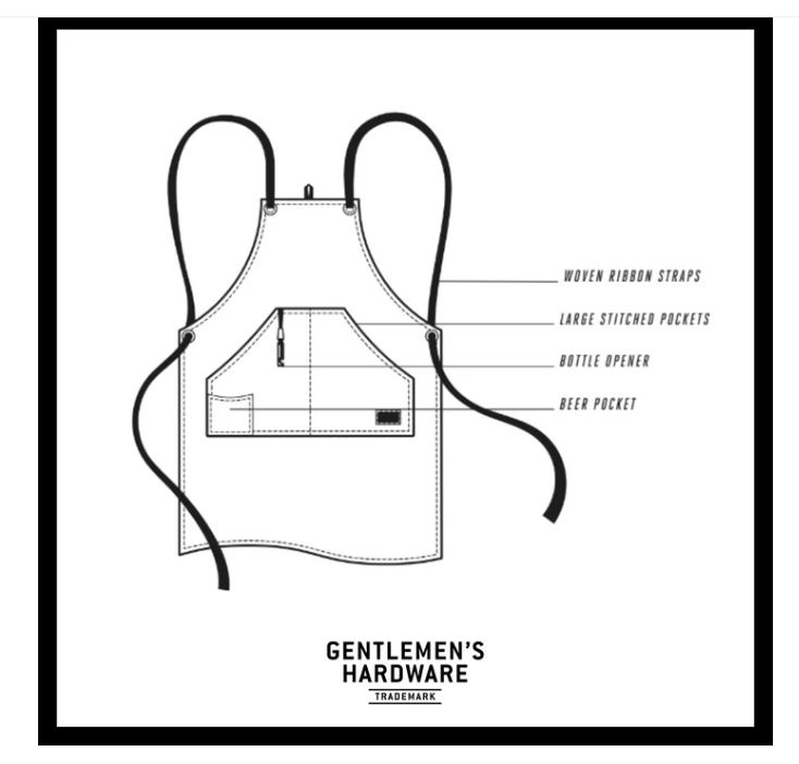Gentlemen's Hardware BBQ Grembiule con Apribottiglie - immagine 3