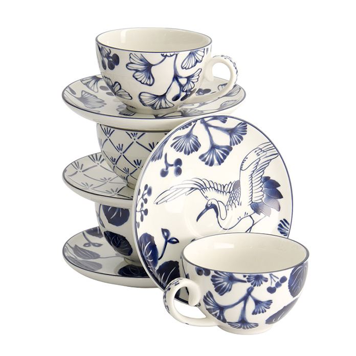 Tokyo Design Set 4 Tazze Caffè Flora Japonica - immagine 4