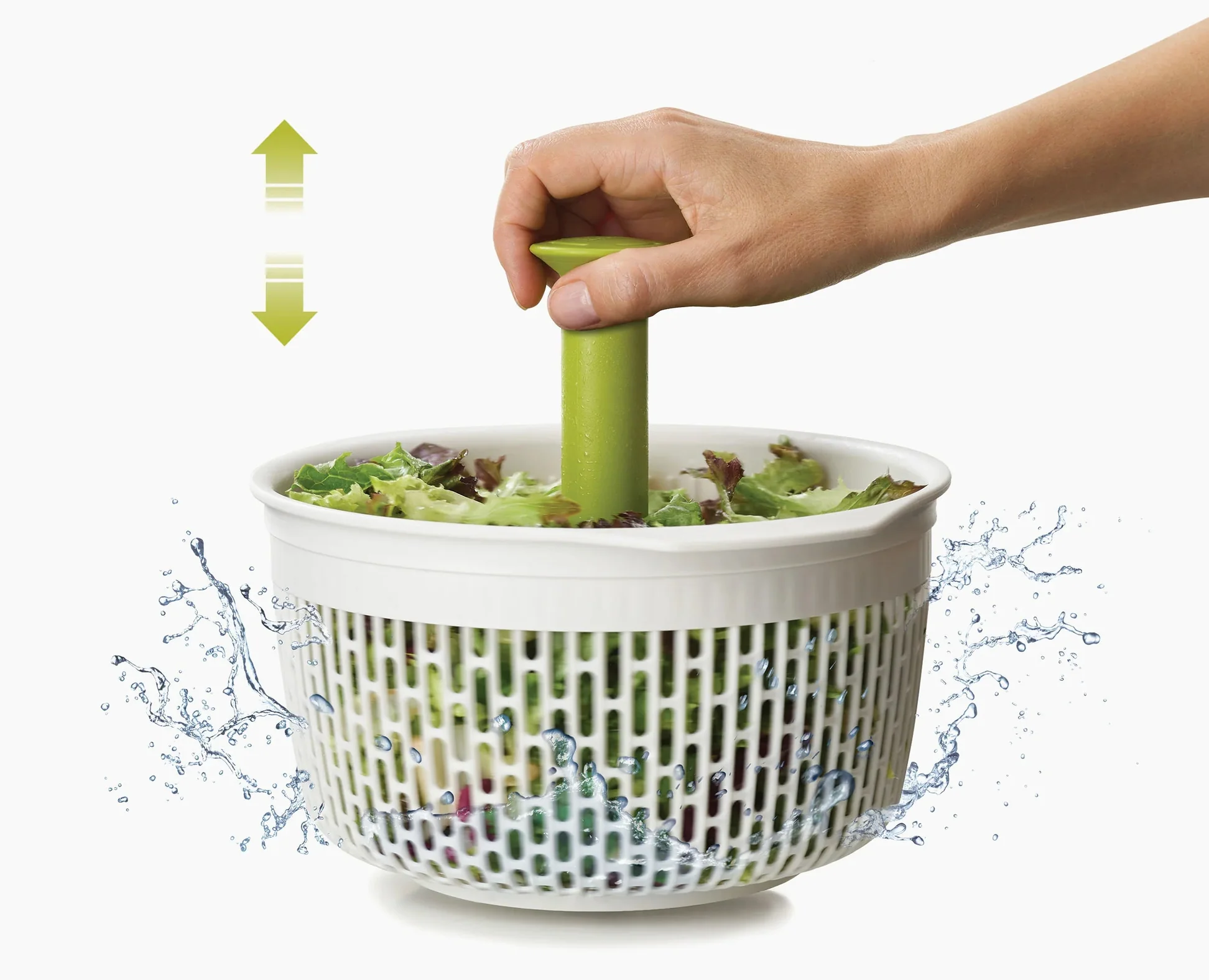 Joseph Joseph Centrifuga per Insalata/Scolapasta Spindola - immagine 3