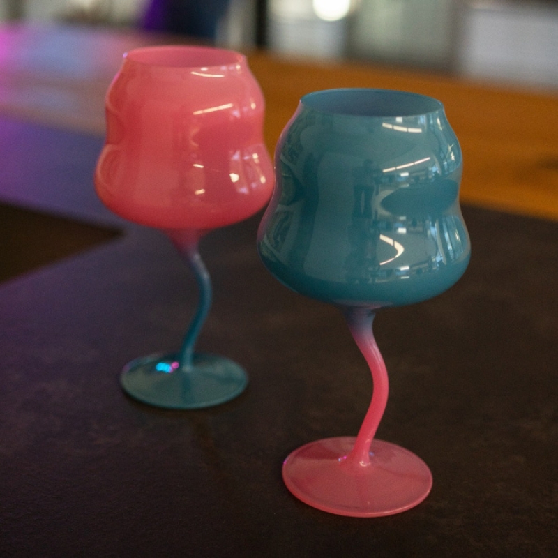WD Set 2 Calici da Cocktail in Vetro Ondulati Samarcanda - immagine 7