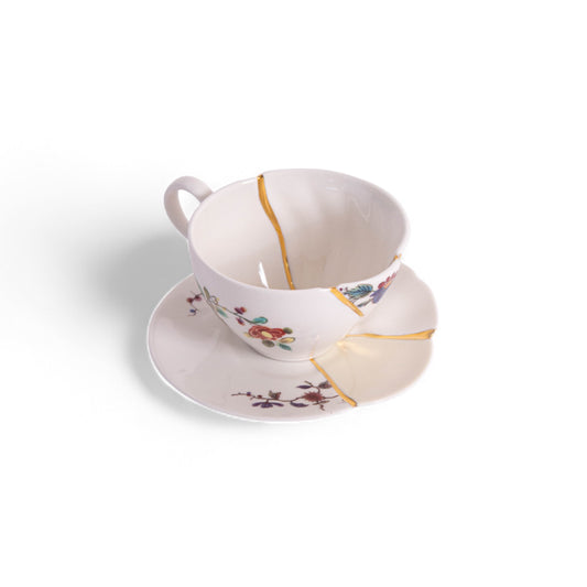 Seletti Tazza Tè con Piatto Kintsugi N.3