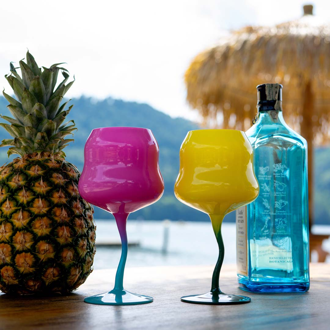 WD Set 2 Calici da Cocktail in Vetro Ondulati Samarcanda - immagine 4