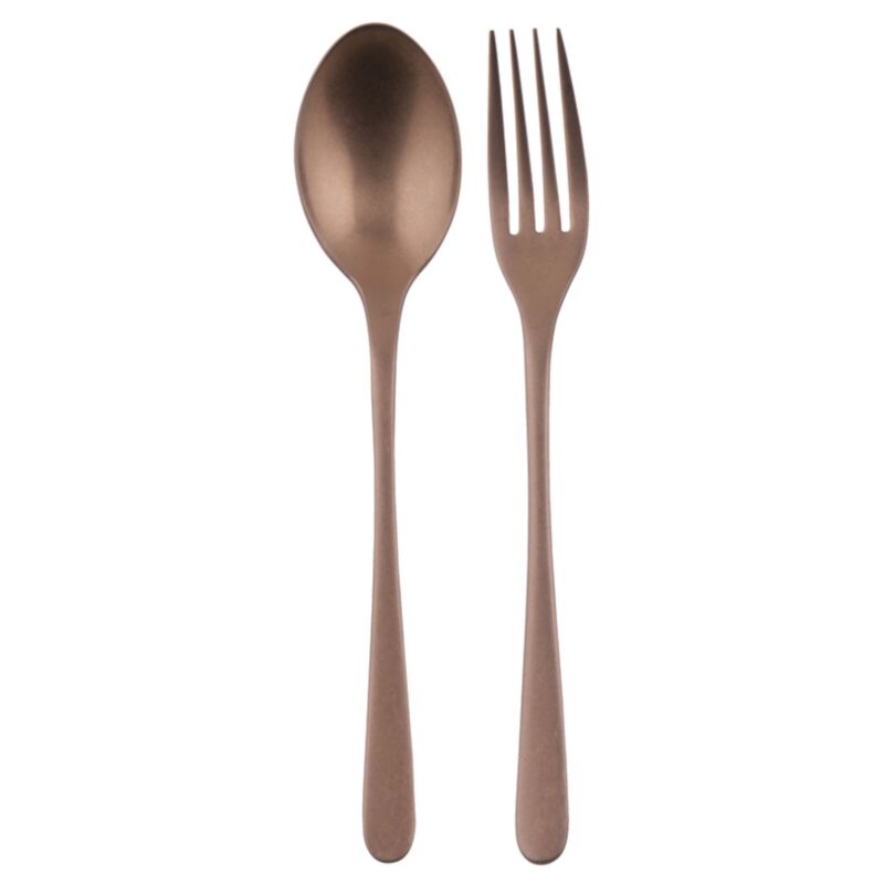 Sambonet Set 2 Posate da Servire Taste Vintage PVD Copper