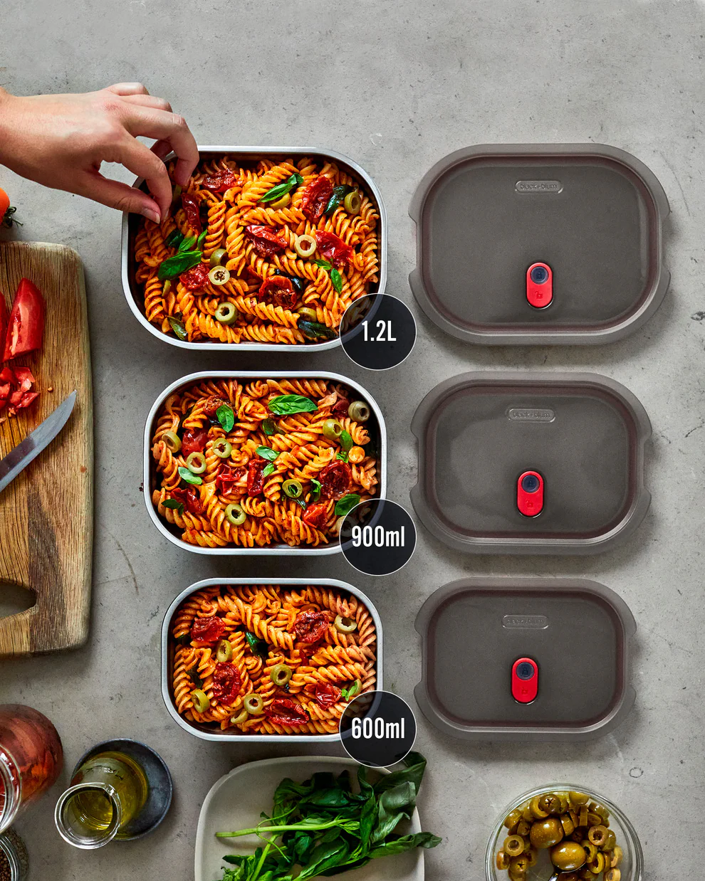 Black+ Blum Ciotola per il Pranzo Rettangolare 600 ml - immagine 3