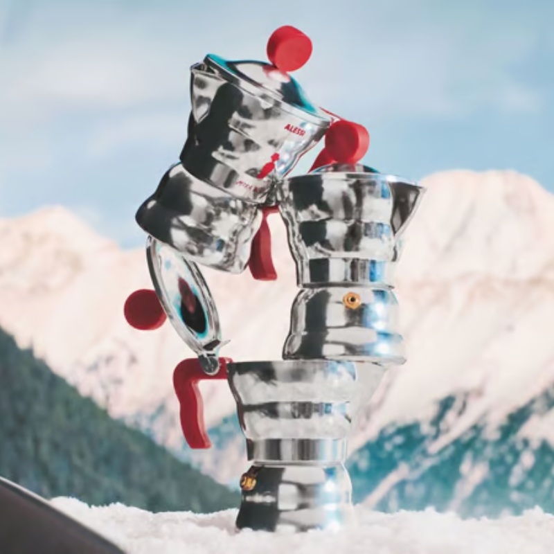 Alessi Caffettiera Moka Special Edition Rossa - immagine 3