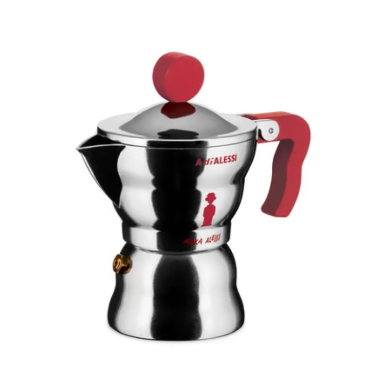 Alessi Caffettiera Moka Special Edition Rossa - immagine 4