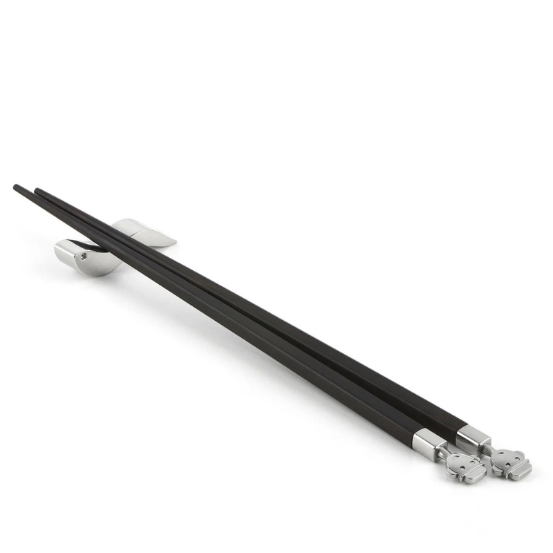 Alessi Set Bacchette con Supporto Alessandro Stick