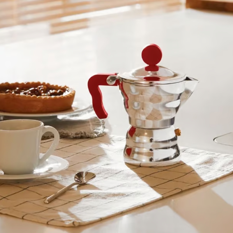 Alessi Caffettiera Moka Special Edition Rossa - immagine 2