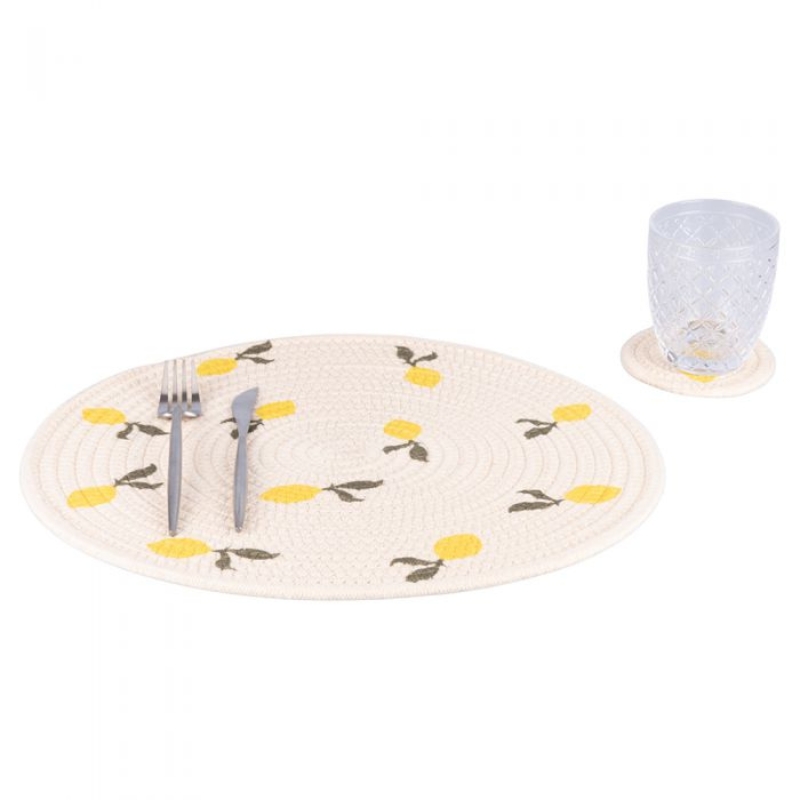 Villa d'Este Home Tivoli Set Tovaglietta e Sottobicchiere Fruit for One - immagine 6