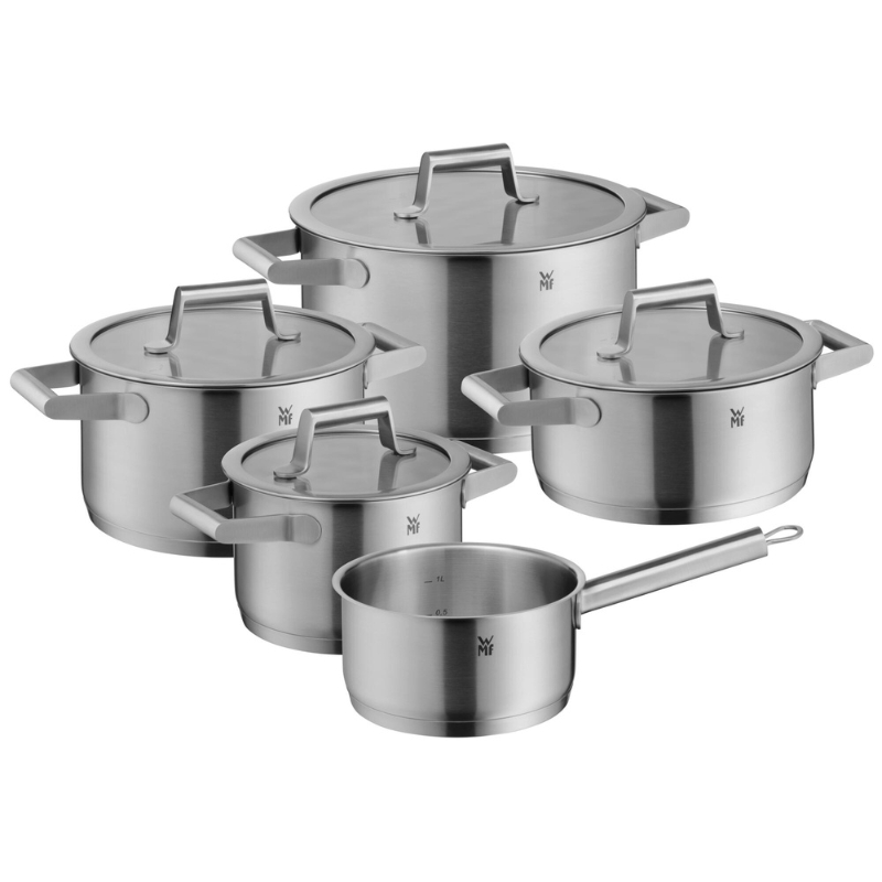 WMF Set Pentole 5 Pezzi con Coperchi Comfort Line