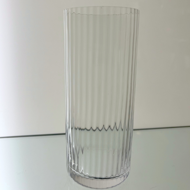 Nason Moretti Murano Bicchiere in Vetro Soffiato Rigato 970