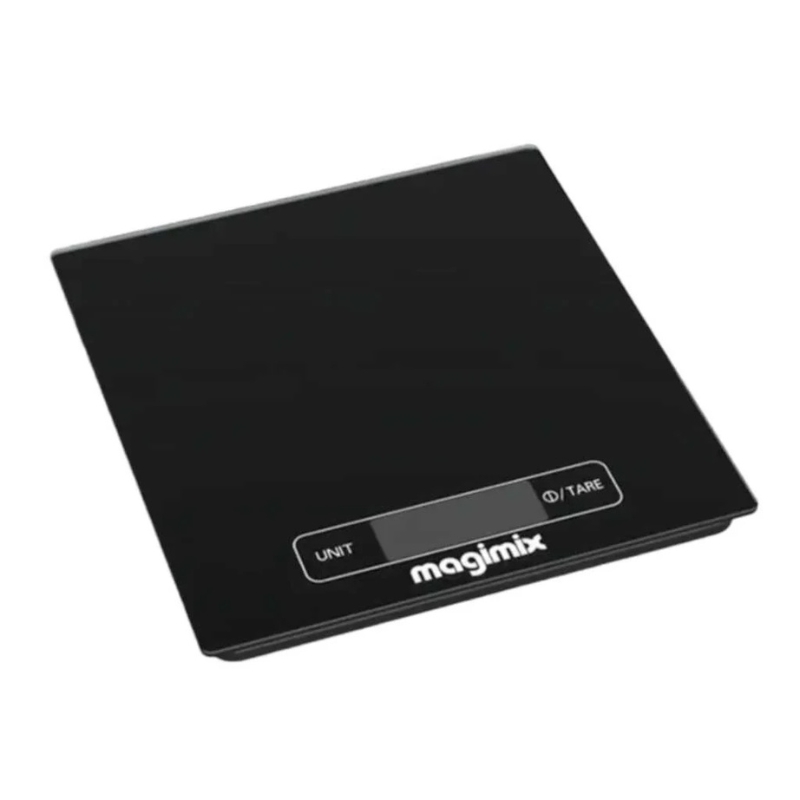bilancia da cucina magimix nera con display digitale