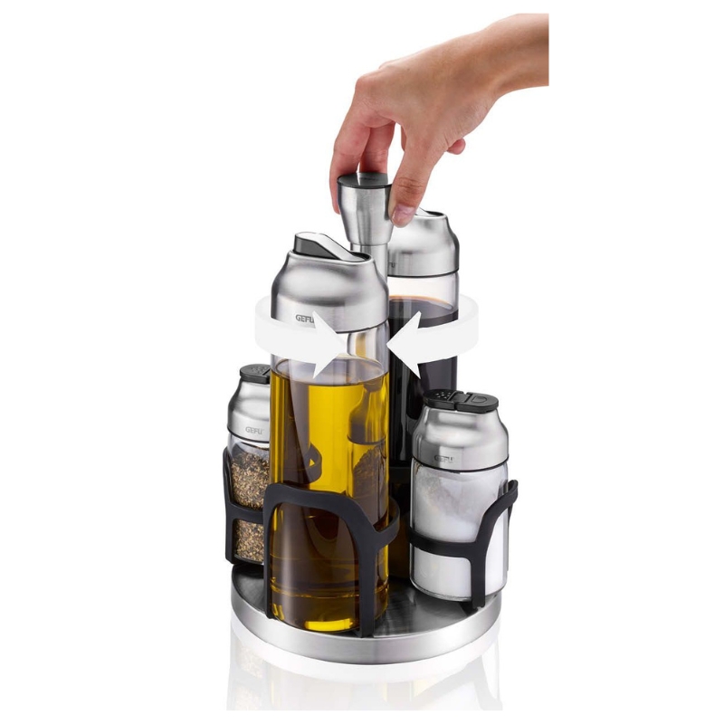 Gefu Menage Olio Aceto Sale e Pepe Kippo - immagine 3