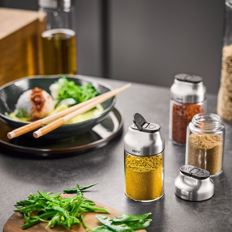 Gefu Spargitore di Spezie, Erbe Aromatiche e Sale Kippo - immagine 4
