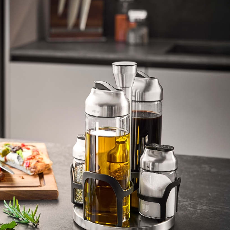 Gefu Menage Olio Aceto Sale e Pepe Kippo - immagine 4