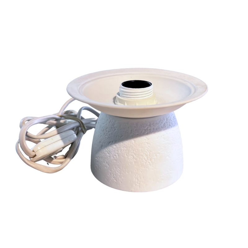 Bernardaud Limoges Base per Lampada in Porcellana Biscuit Votive Light Lamp Les Litophanies