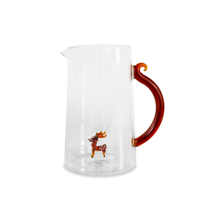 WD Lifestyle Caraffa in Vetro Borosilicato Renna