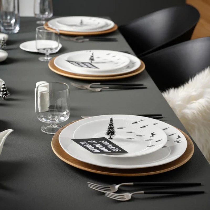 Asa Selection Piattino Colazione/Dessert Tracce sulla Neve - immagine 3