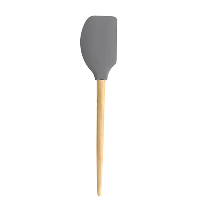 Legnoart Spatola in Silicone con Manico in Faggio Massello Spinning