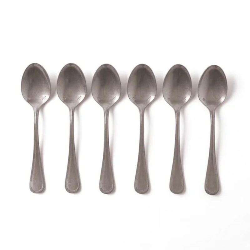 Sambonet Set 6 Cucchiai da Dolce Contour Vintage Csaba dalla Zorza