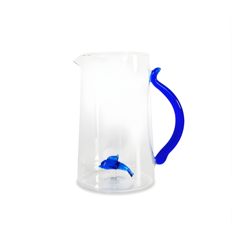 WD Lifestyle Caraffa in Vetro Borosilicato Delfino