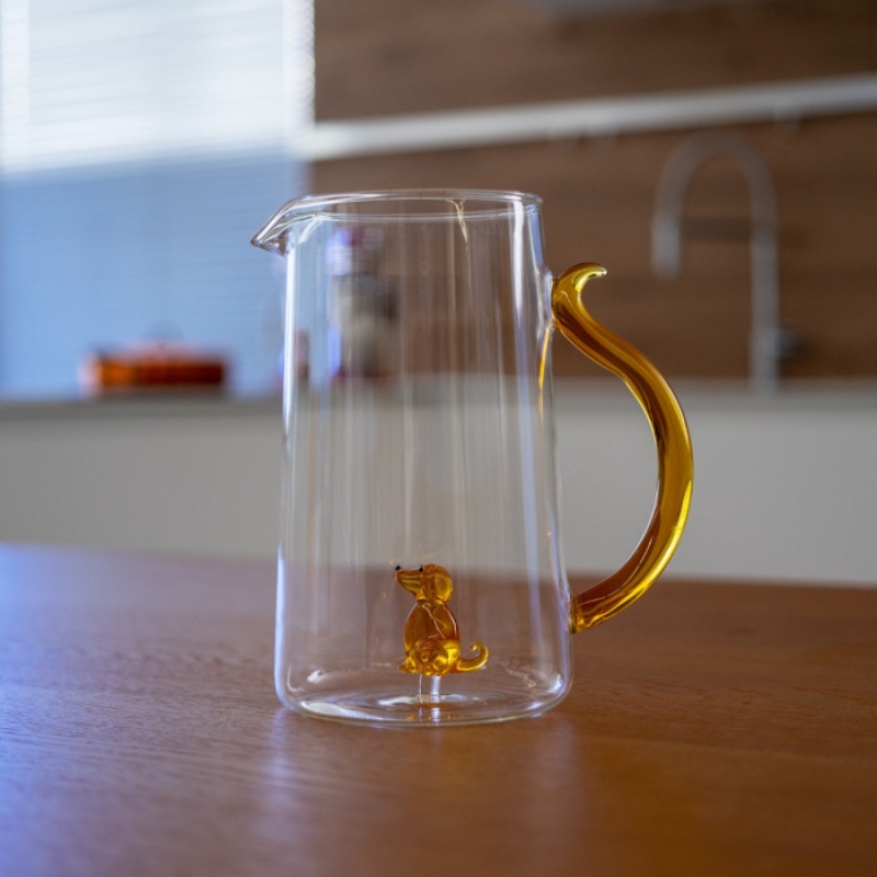 WD Lifestyle Caraffa in Vetro Borosilicato Cane - immagine 2