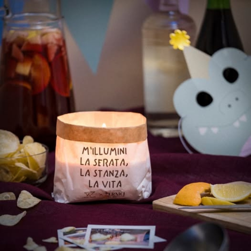 Cereria Pernici Candela “M'Illumini la Serata, la Stanza, la Vita” – Linea Daria