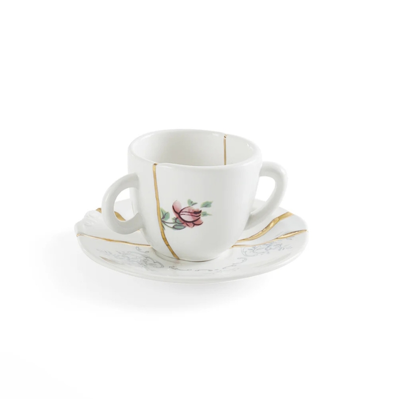Seletti Tazzina da Caffè con Piattino Kintsugi - immagine 4