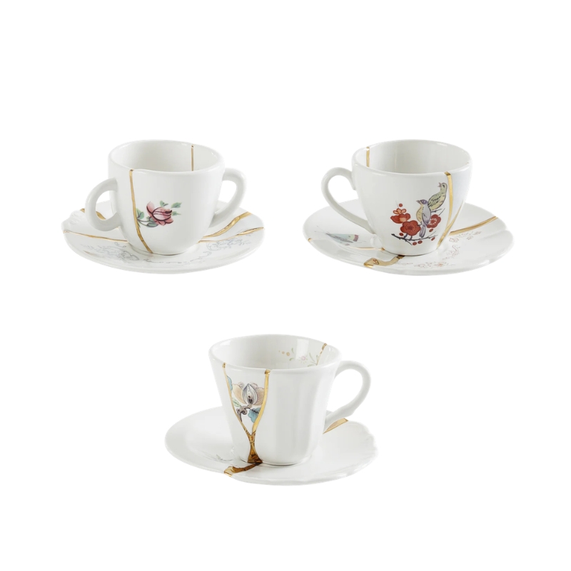 Seletti Tazzina da Caffè con Piattino Kintsugi