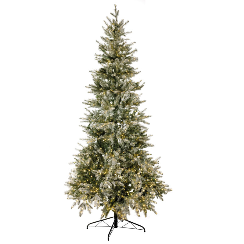 L'Oca Nera Albero di Natale Innevato con Luci